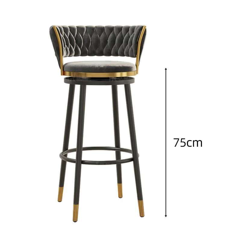 현대적인 바 의자, 북유럽 거실 스툴, 야외 고급 바  - Outdoor Furniture Luxury 리뷰 및 가격
