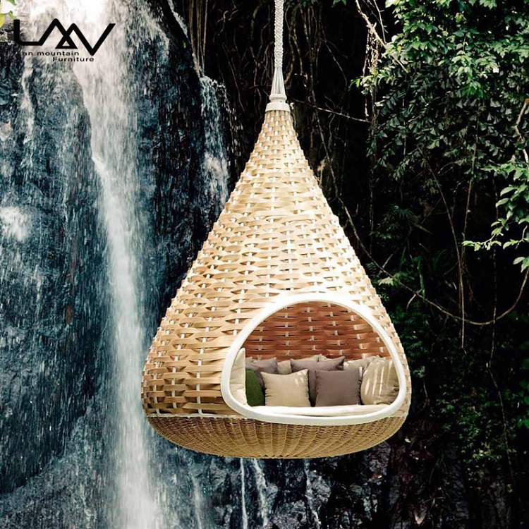 현대식 정원 가구 호텔 수영장 해변 위커 새 둥지 모양 - Outdoor Daybed Furniture 리뷰 및 가격