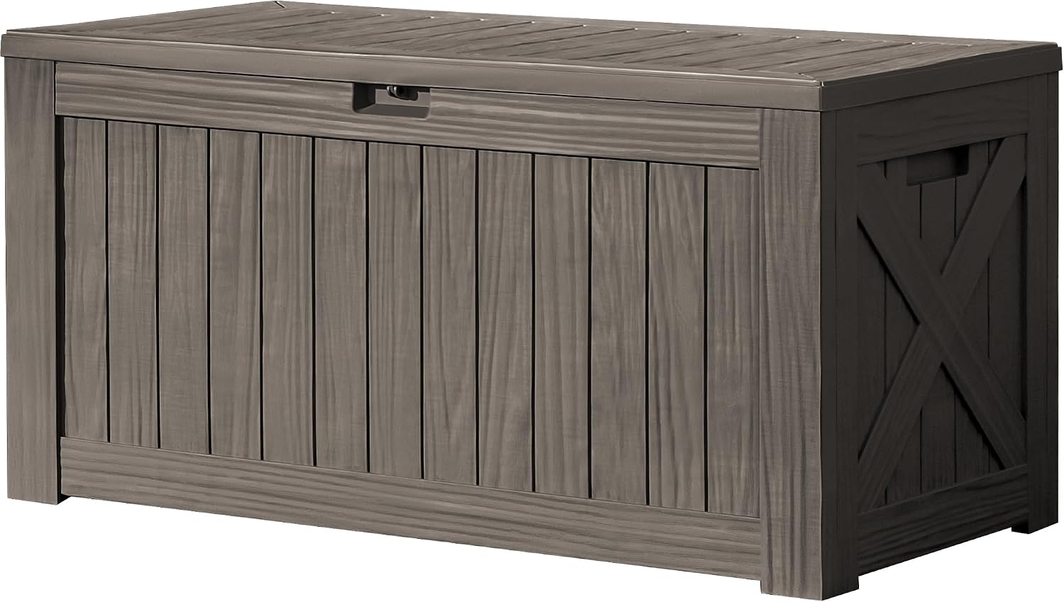 120갤런 대형 데크 박스 야외 보관 캐비닛 방수 레진 - Outdoor Furniture Wood 리뷰 및 가격